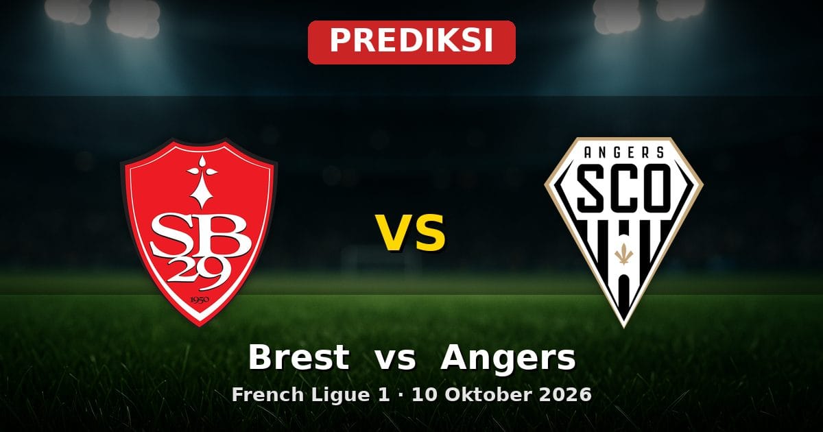 Prediksi Brest vs Angers French Ligue 1 10 Oktober 2026