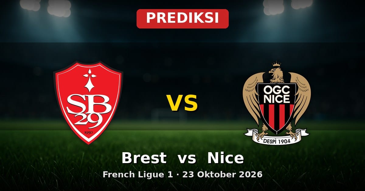 Prediksi Brest vs Nice Ligue 1 23 Oktober 2026: Duel Sengit di Stadion Francis-Le Blé