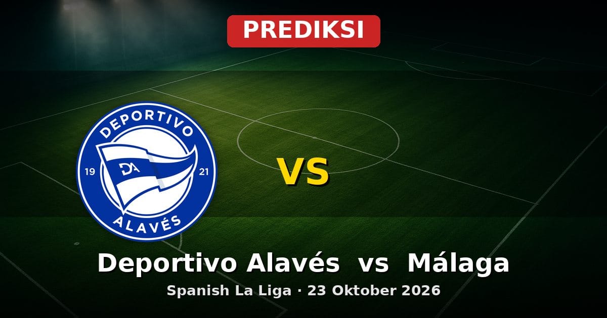 Prediksi Deportivo Alavés vs Málaga La Liga 23 Oktober 2026