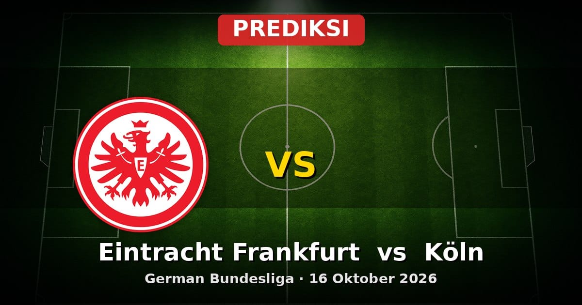 Prediksi Eintracht Frankfurt vs Köln Bundesliga 16 Oktober 2026